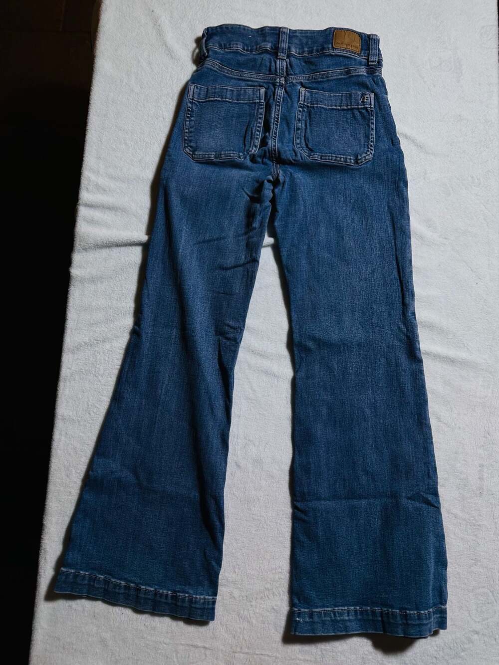 American Eagle Next Level Stretch Flare Jeans 0 - Picture 3 of 4